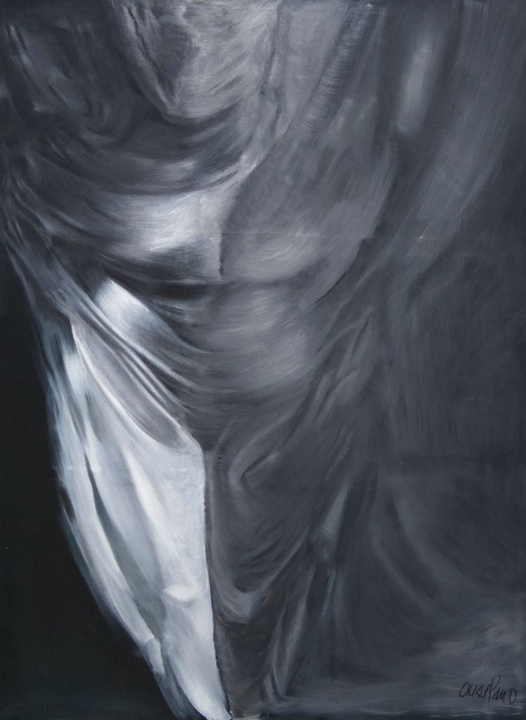 Velo. Cm 80 x 120. Acrilico su tela.